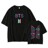 Bts Sign Jungkook Suga Jimin V RM JHope Jin Pullover T-shirt